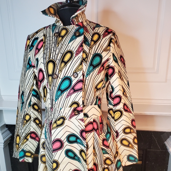 AFRICAN PRINT COAT - Picture 4 of 10